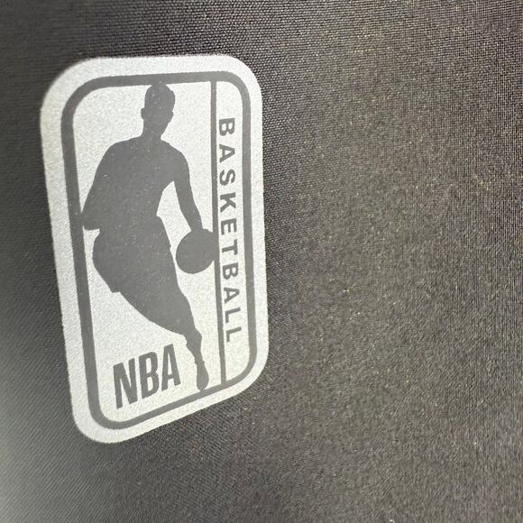 NBA Basketball Mens Adjustable Active Waistband Logo Black Jogger Pants Small - Picture 9 of 11